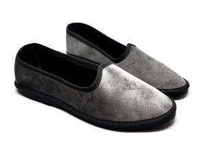 friulana in velluto grigio fumé