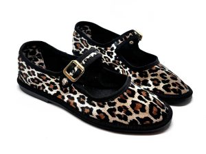 friulana bebè con cinturino in velluto animalier